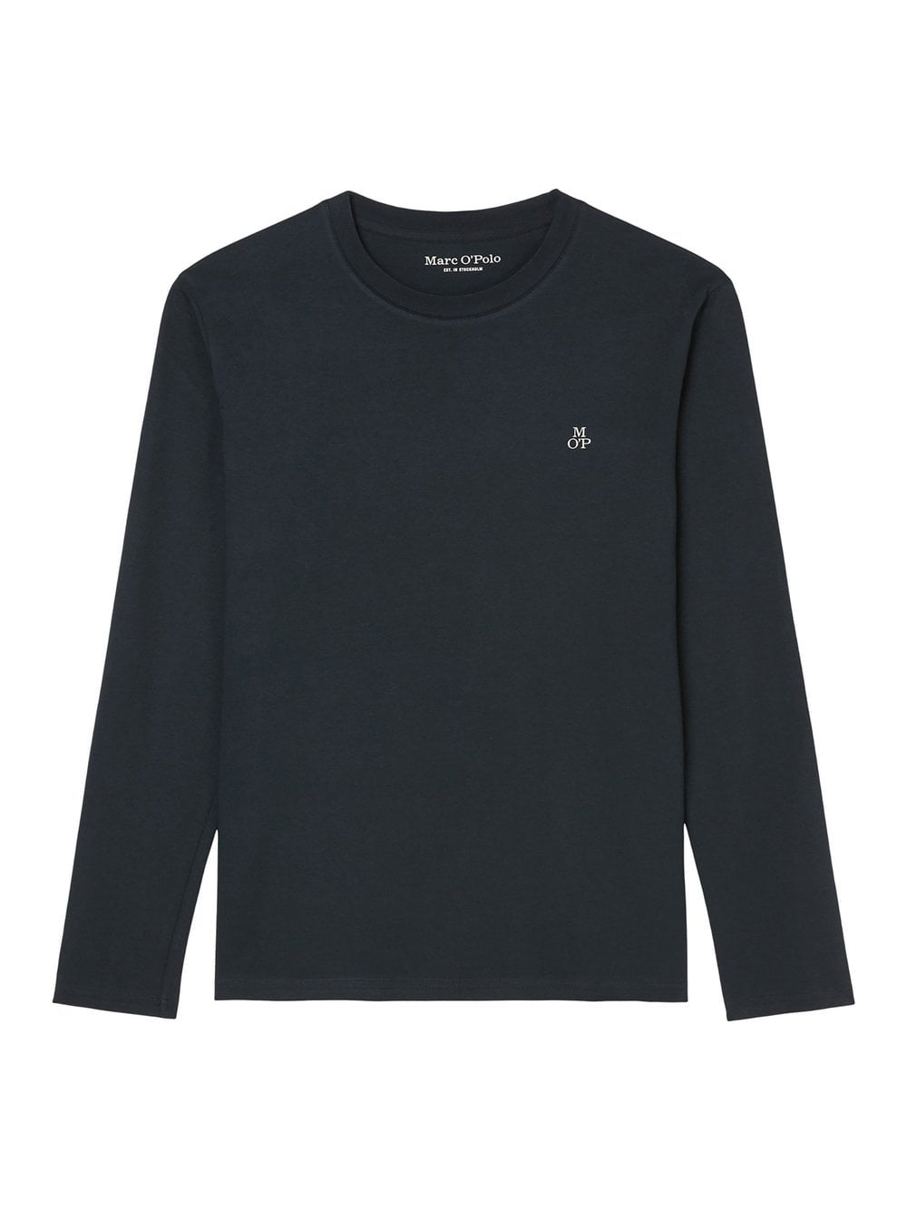 Thumbnail - Marc O'Polo Longsleeve 1er Pack Herren Baumwolle blau, L