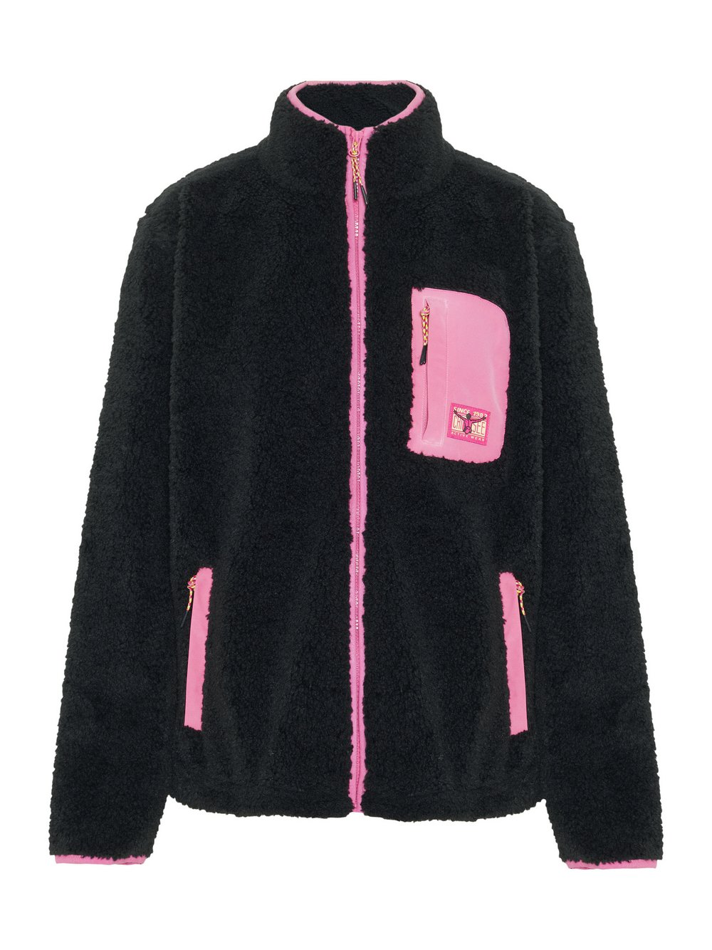Chiemsee Fleecejacke Damen schwarz, M