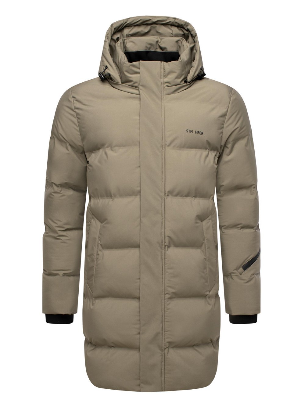 Thumbnail - STONE HARBOUR Steppmantel Herren braun, L