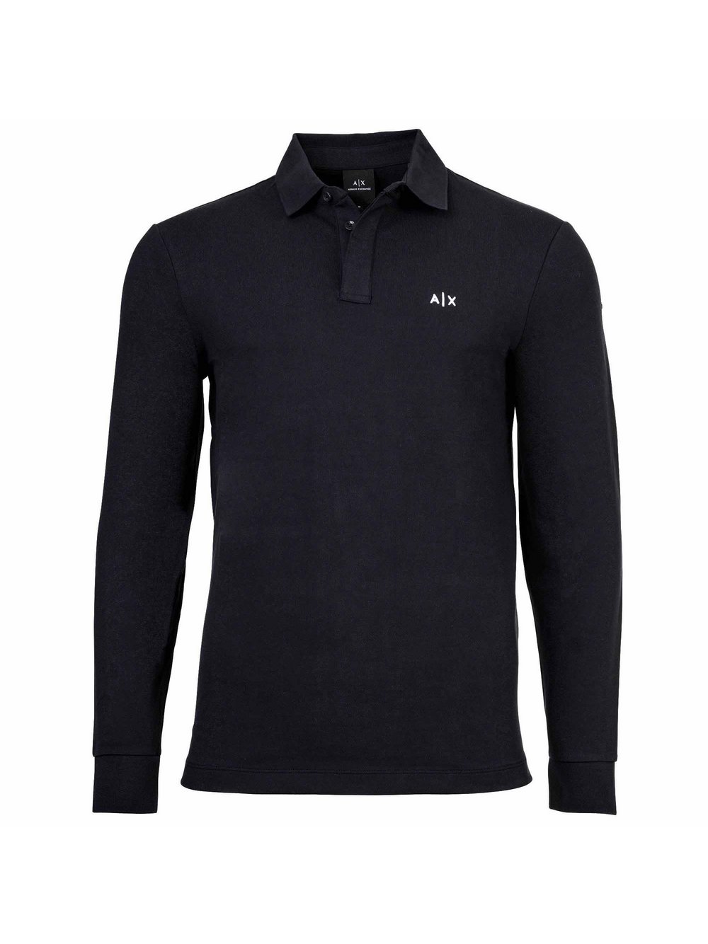 VAN GRAAF Armani Exchange Herren Blau Poloshirt Baumwolle Klein