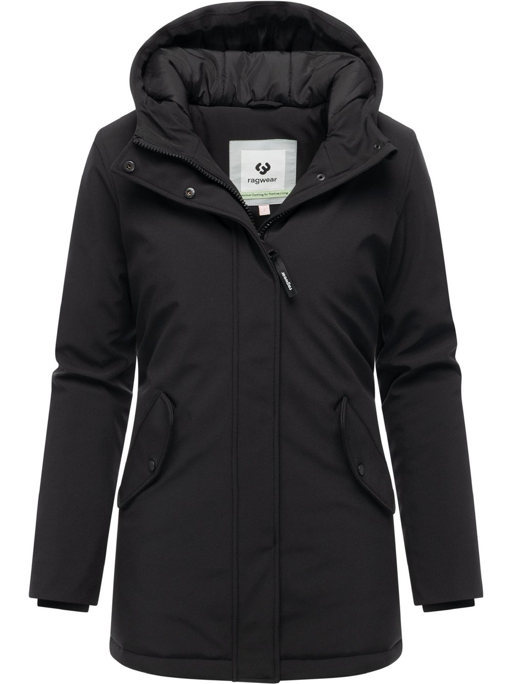 Ragwear Softshellmantel Damen schwarz, M