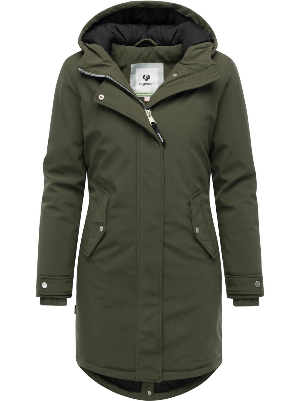 Thumbnail - Ragwear Softshellmantel Damen grün, M