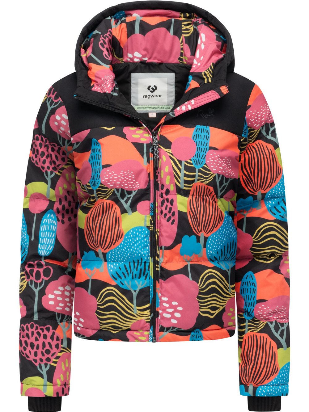 Thumbnail - Ragwear Steppjacke Damen mehrfarbig gemustert, S