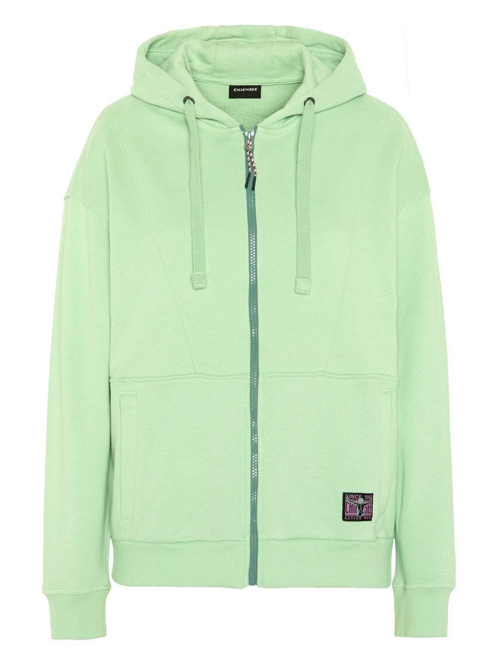 Chiemsee Sweatjacke Damen Baumwolle grün, S