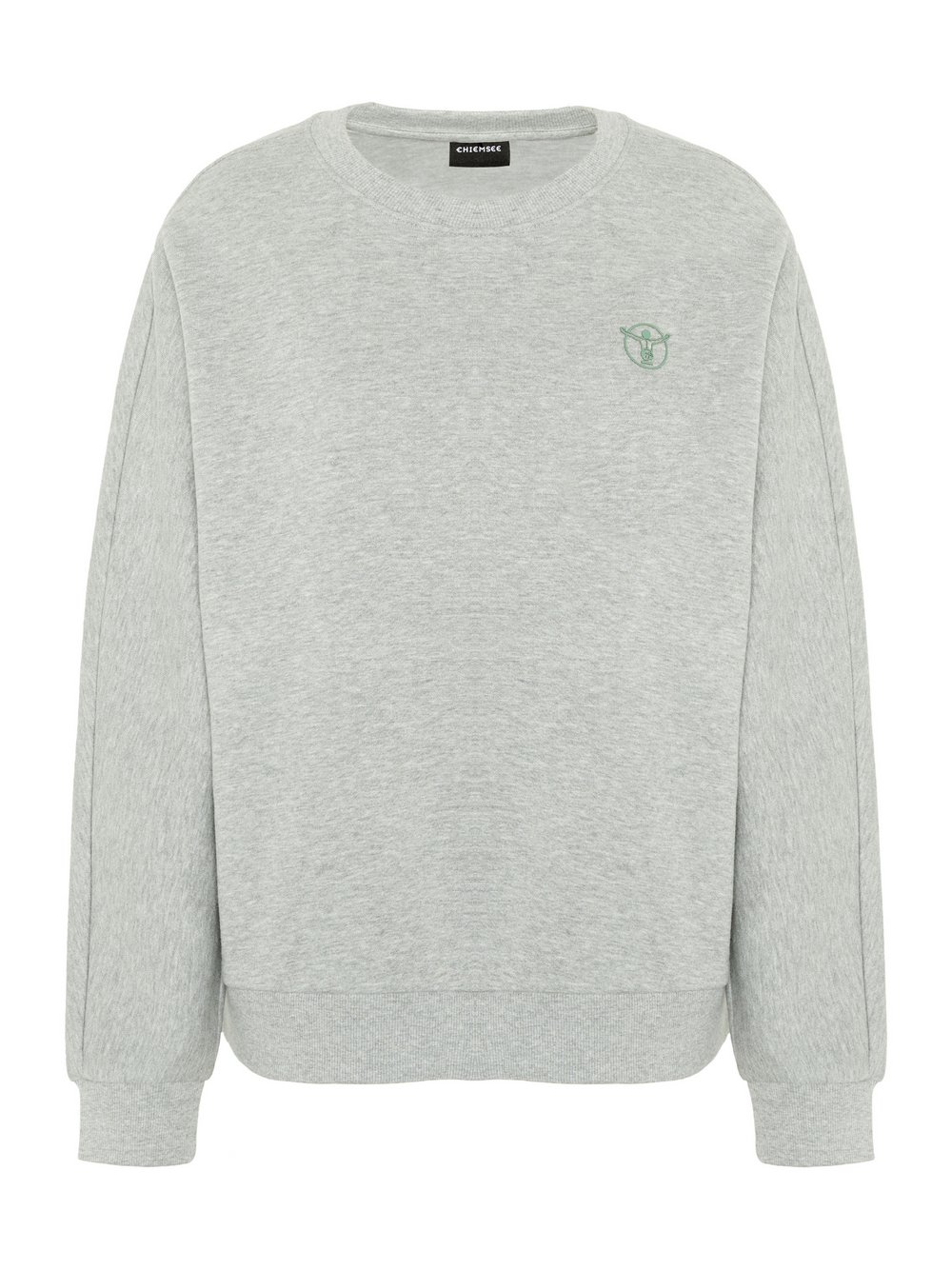 Chiemsee Rundhalspullover Damen Baumwolle grau, XL