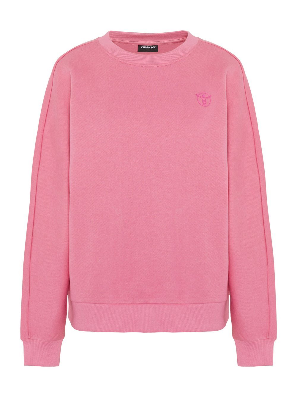 Chiemsee Rundhalspullover Damen Baumwolle pink, L