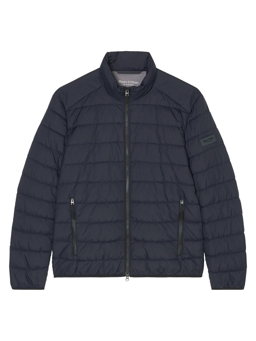 Marc O'polo Herren Steppjacke - Woven Outdoor Jackets Stehkragen Zipper Uni Blau M - Bild 7