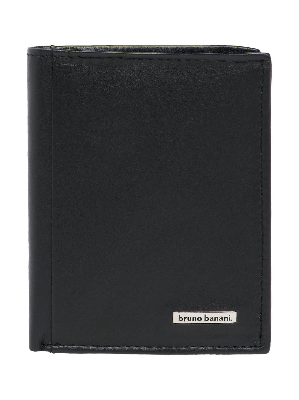 Thumbnail - Bruno Banani Klapp-Geldbörse Herren Leder schwarz, ONE SIZE