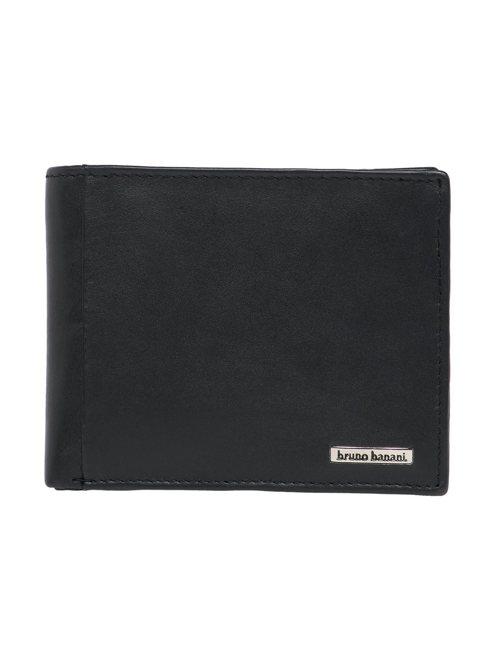 Thumbnail - Bruno Banani Klapp-Geldbörse  Herren Leder schwarz, ONE SIZE