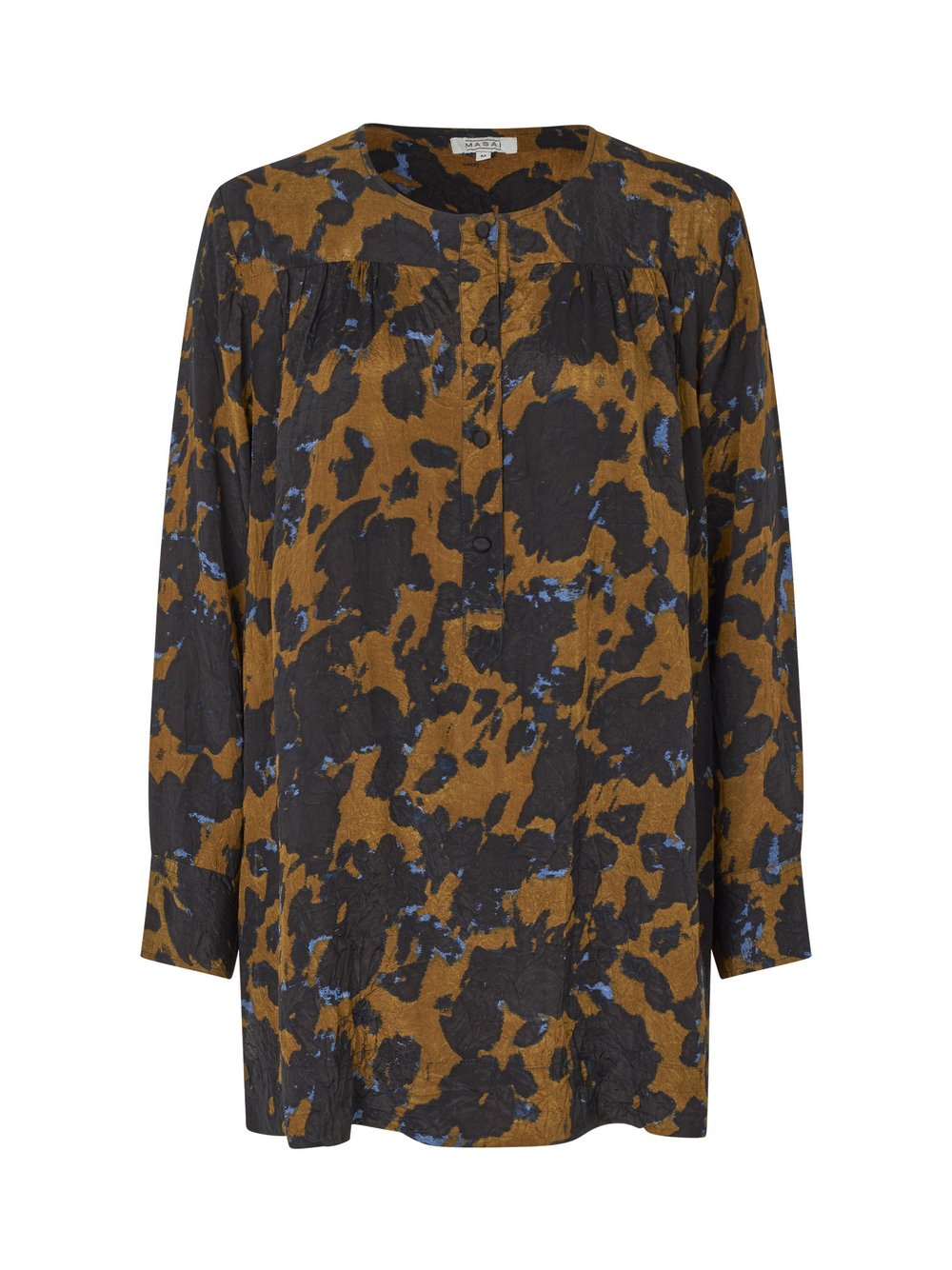 Masai Tunikakleid Damen Viskose grün bedruckt, 42