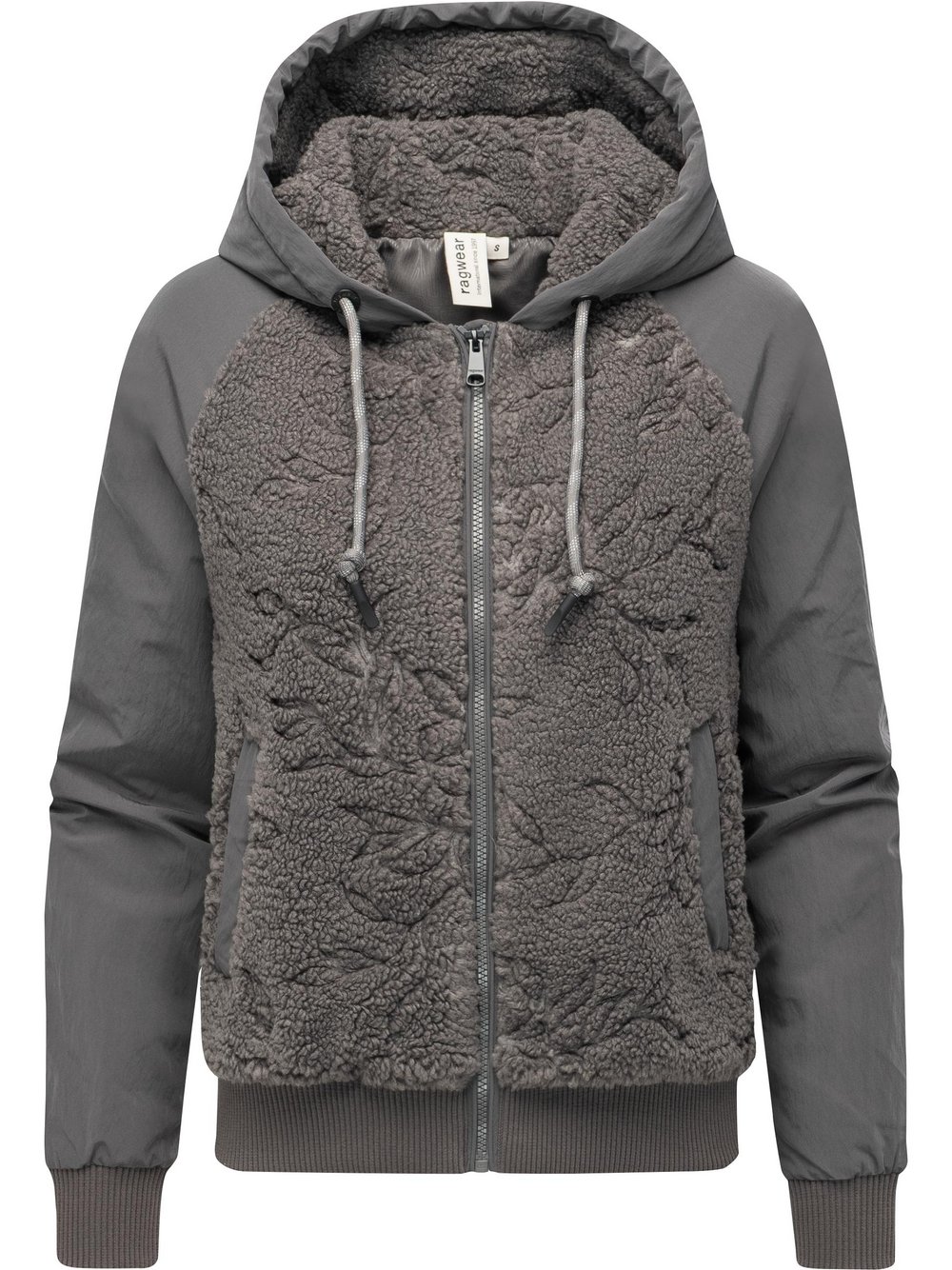 Ragwear Plüschjacke Damen grau, L