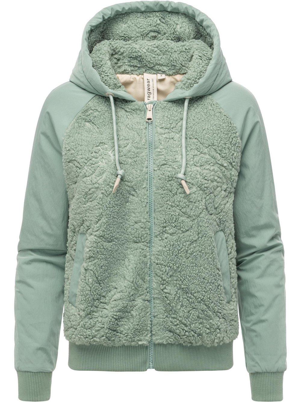 Ragwear Plüschjacke Damen grün, XXL