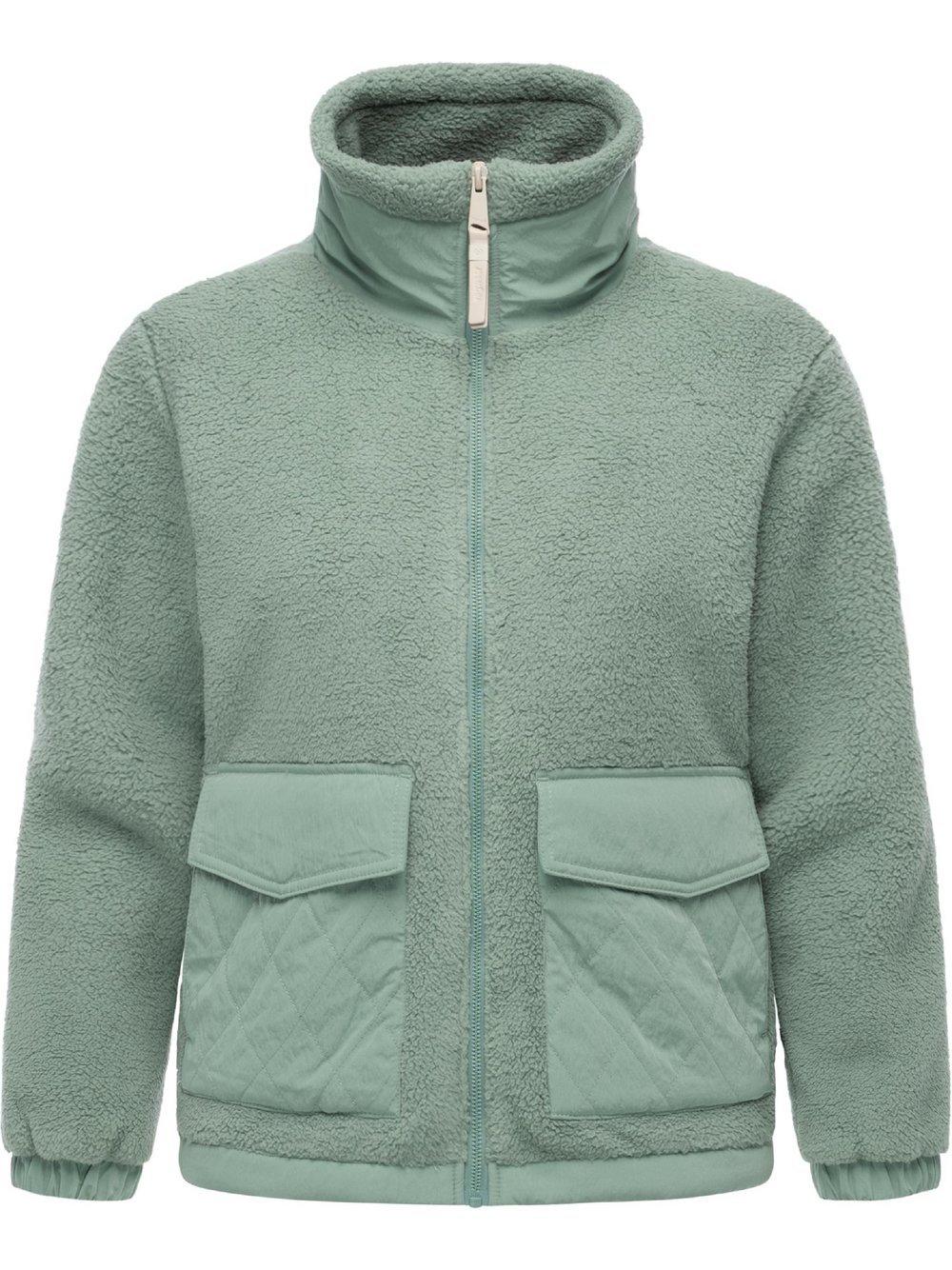 Thumbnail - Ragwear Plüschjacke Damen grün, L