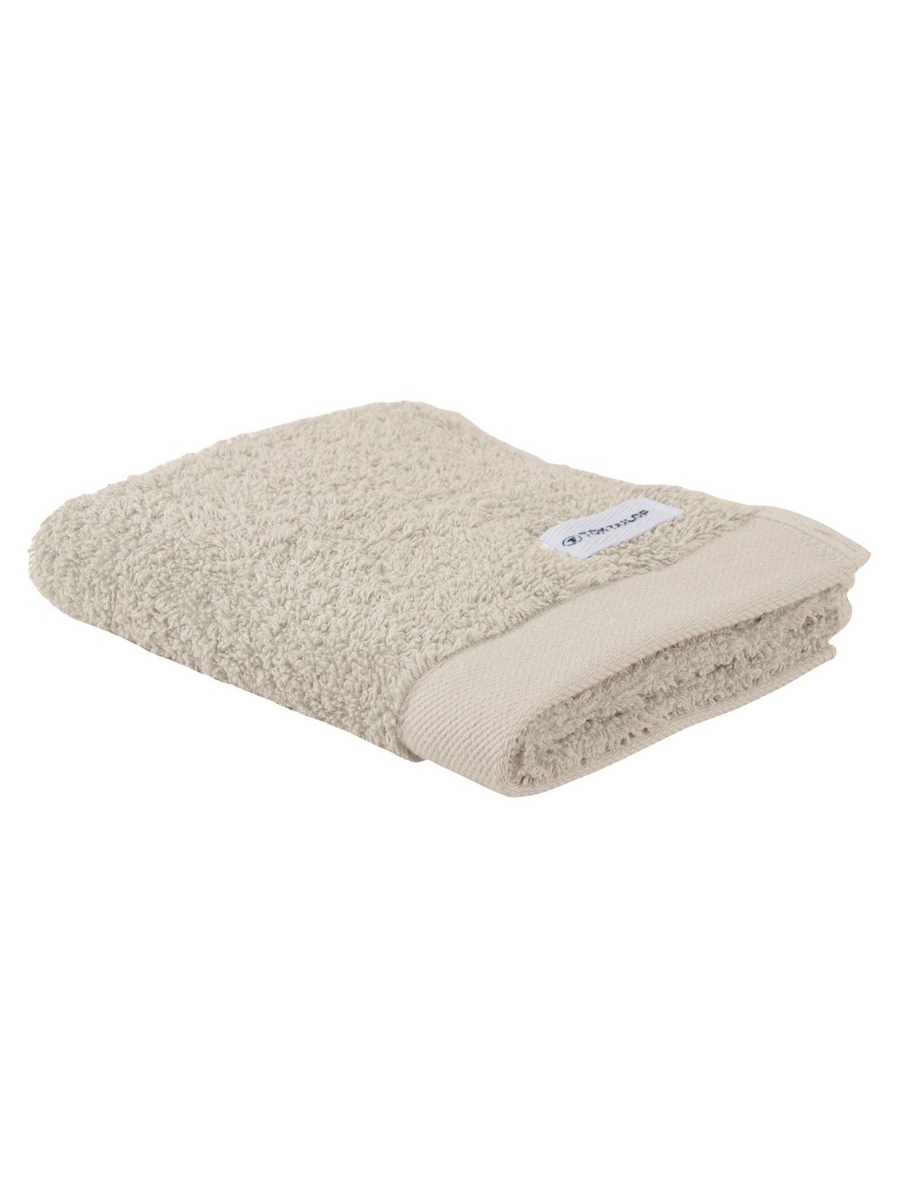 Tom Tailor Gästetuch 1er Pack Damen Baumwolle beige, 30x50cm