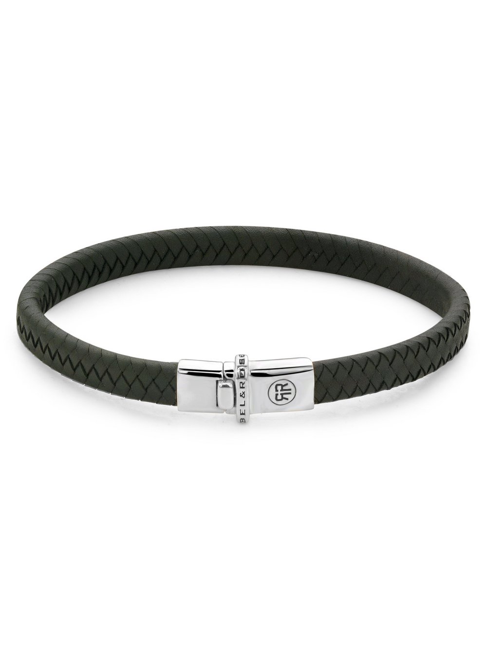 Rebel & Rose Armband Herren grün, L