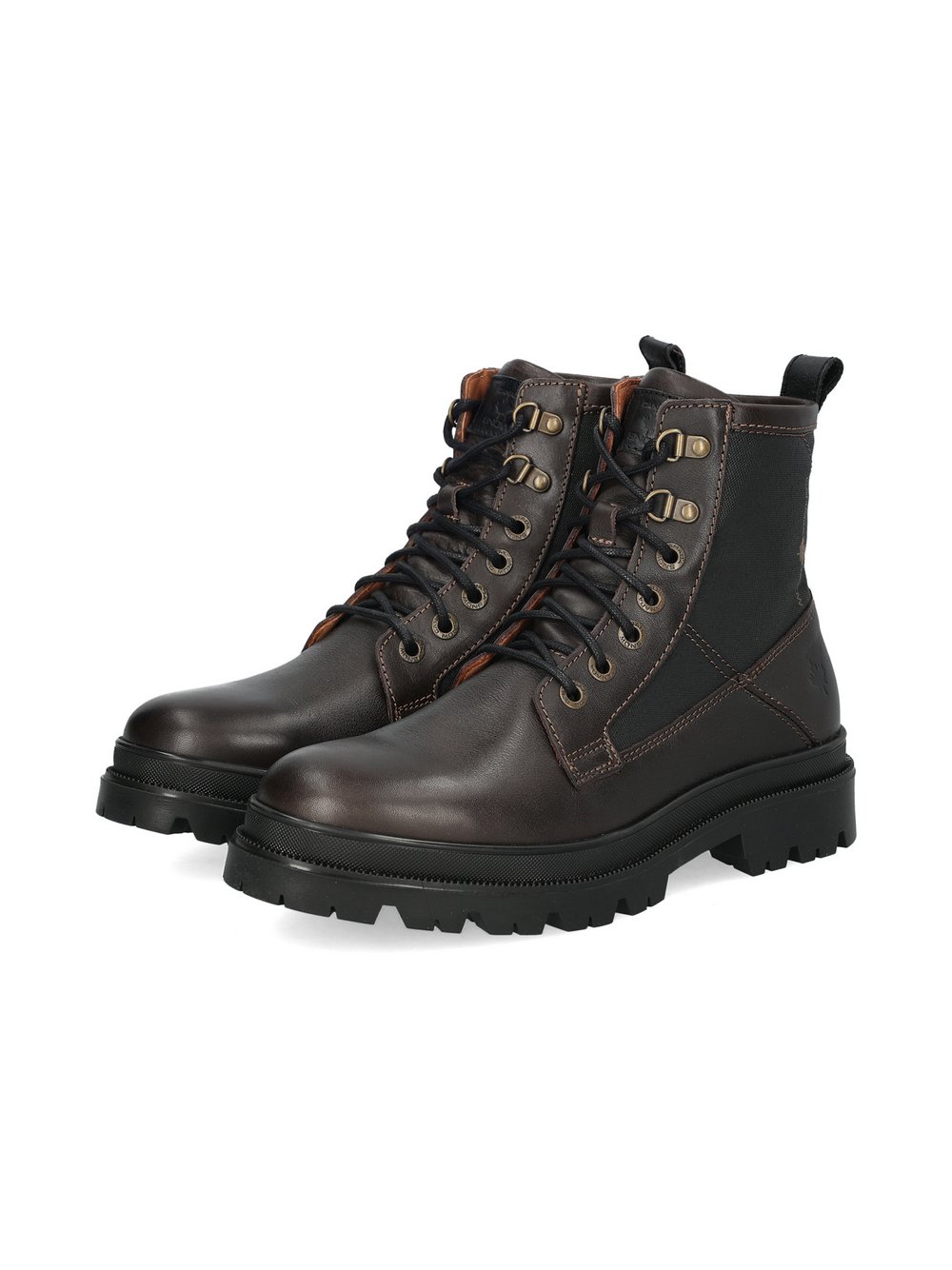 CANADA SNOW Schnürstiefel Herren Leder braun, 43