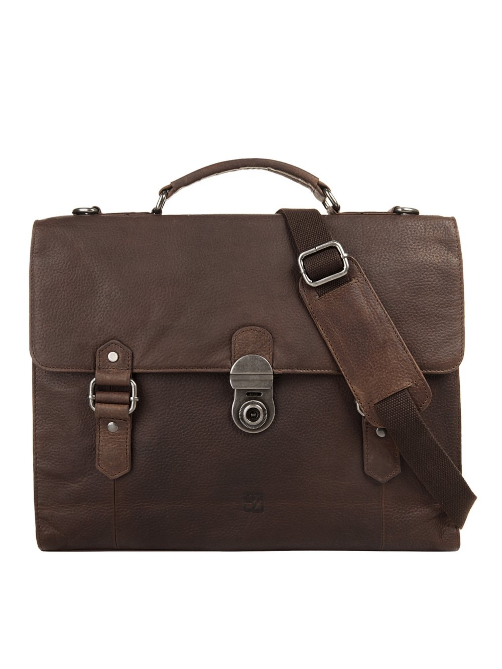 Thumbnail - Bodenschatz Aktentasche Damen Leder braun, ONE SIZE