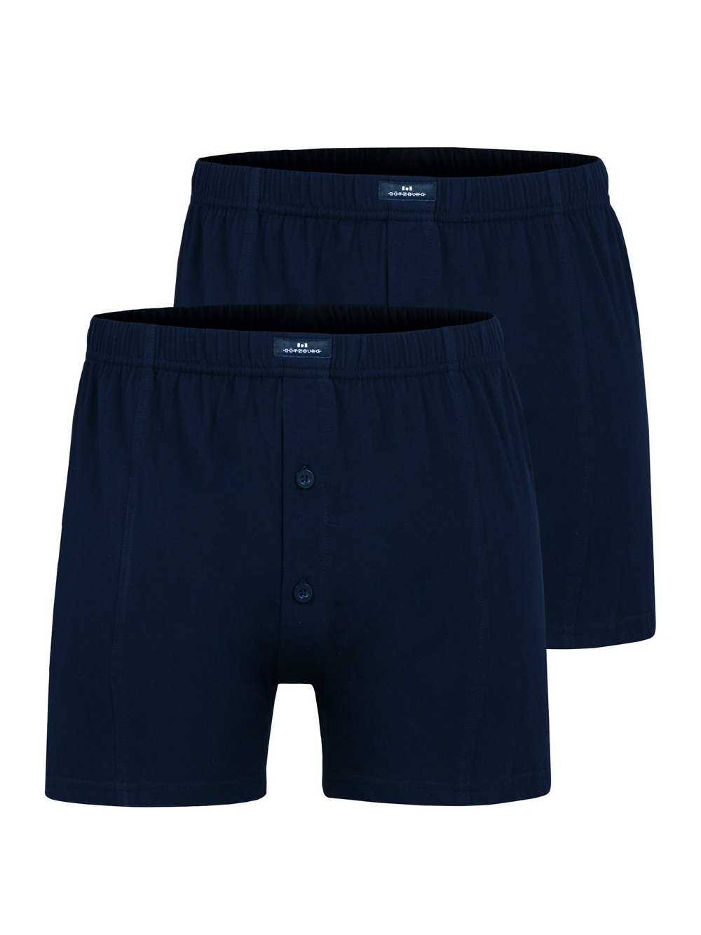 GÖTZBURG Boxershort Herren Jersey blau, 7