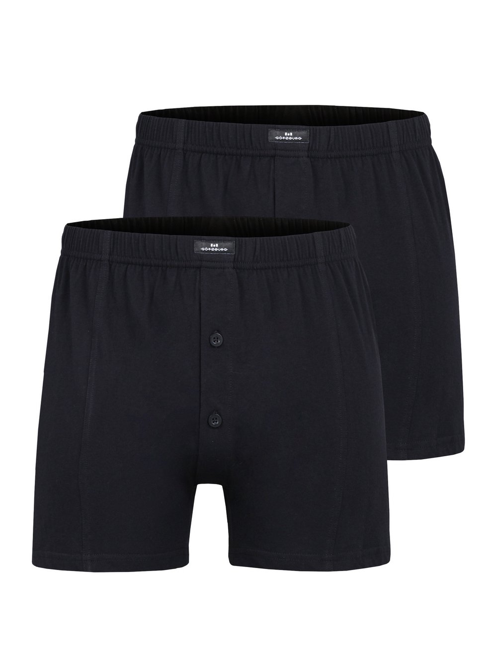GÖTZBURG Boxershort Herren Jersey schwarz, 8