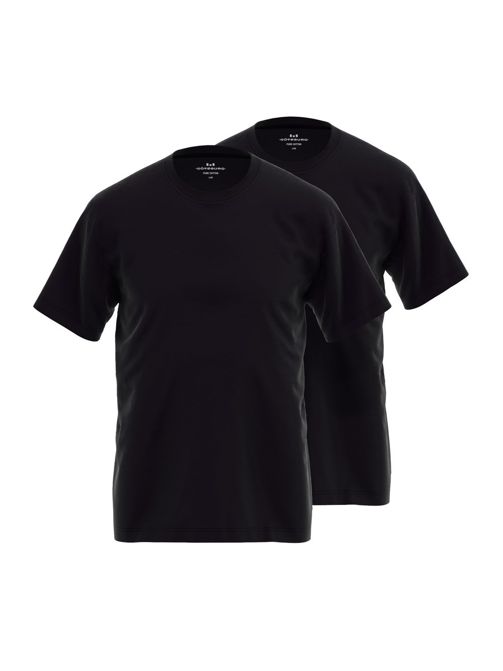 GÖTZBURG Unterhemd Herren Jersey schwarz, S