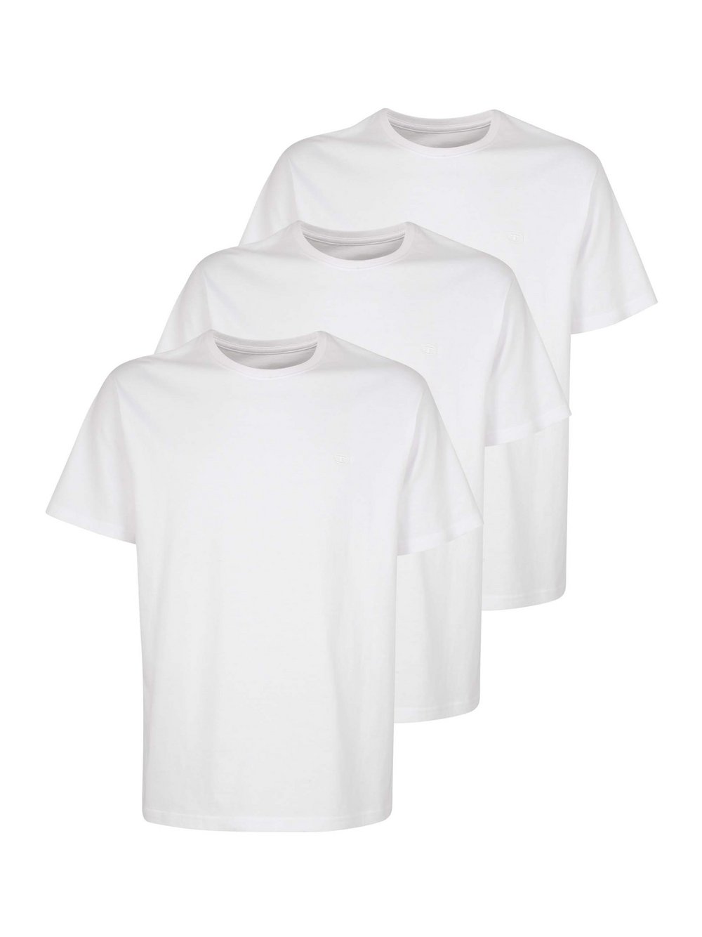 Tom Tailor Unterhemd Herren Jersey weiß, 52