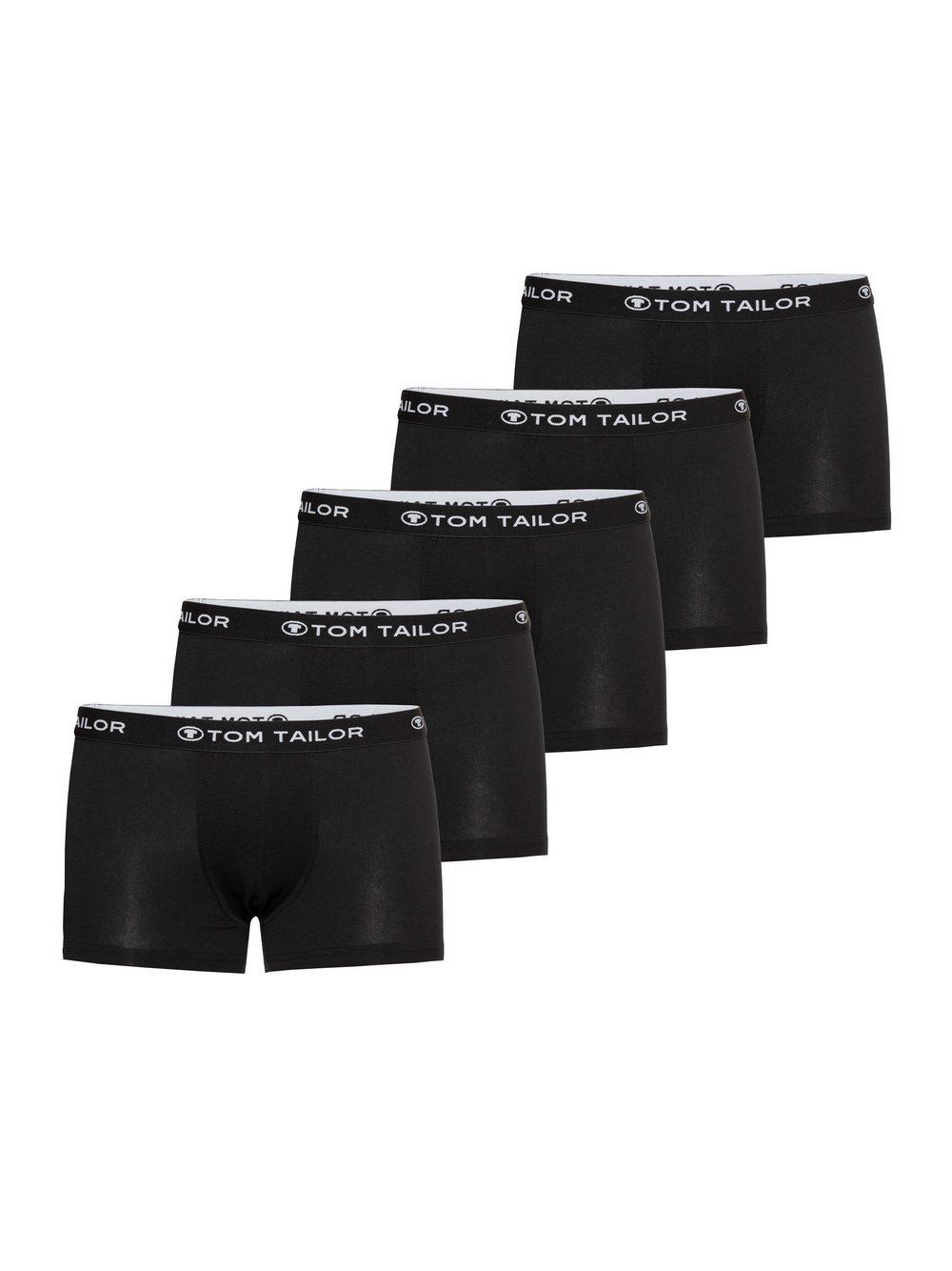 Tom Tailor Hip Pants Herren Jersey schwarz gemustert, 9