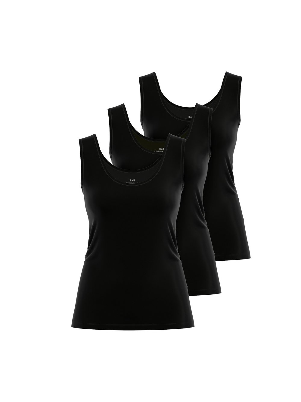 GÖTZBURG Unterhemd Damen Jersey schwarz, 44