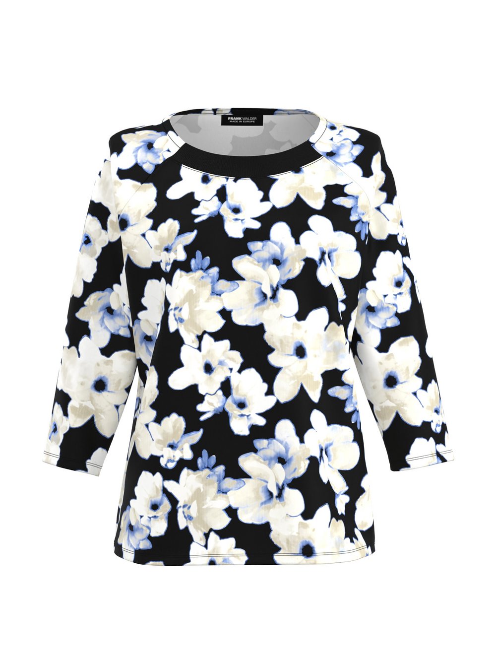 Thumbnail - Frank Walder Shirt Damen Viskose mehrfarbig gemustert, 44