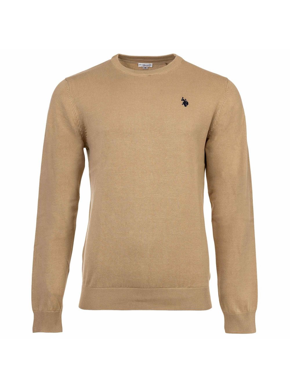 U.S. Polo Assn. Strickpullover 1er Pack Herren Baumwolle beige, XL