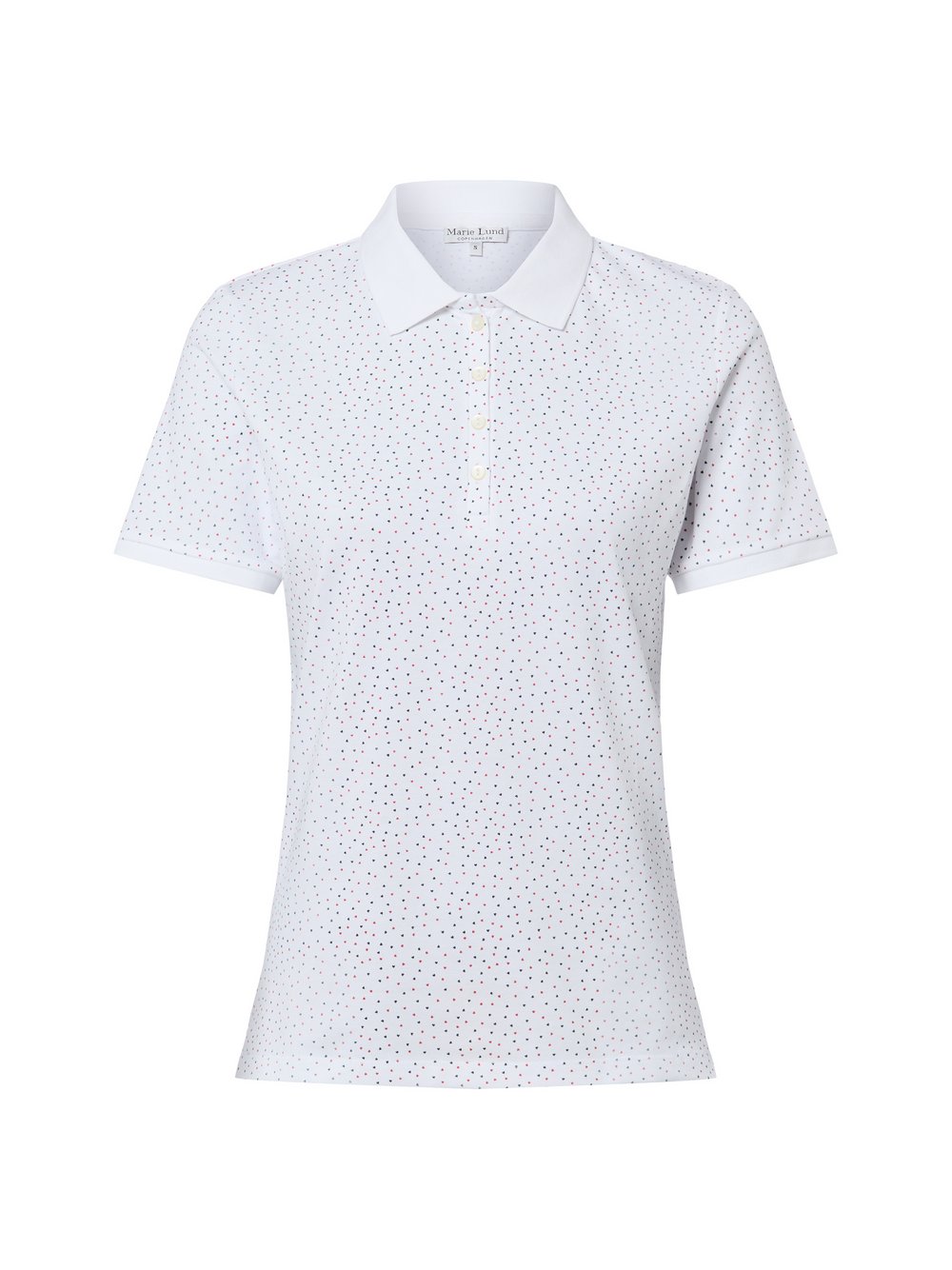 Marie Lund koszulka polo Kobiety Bawełna biały, XL