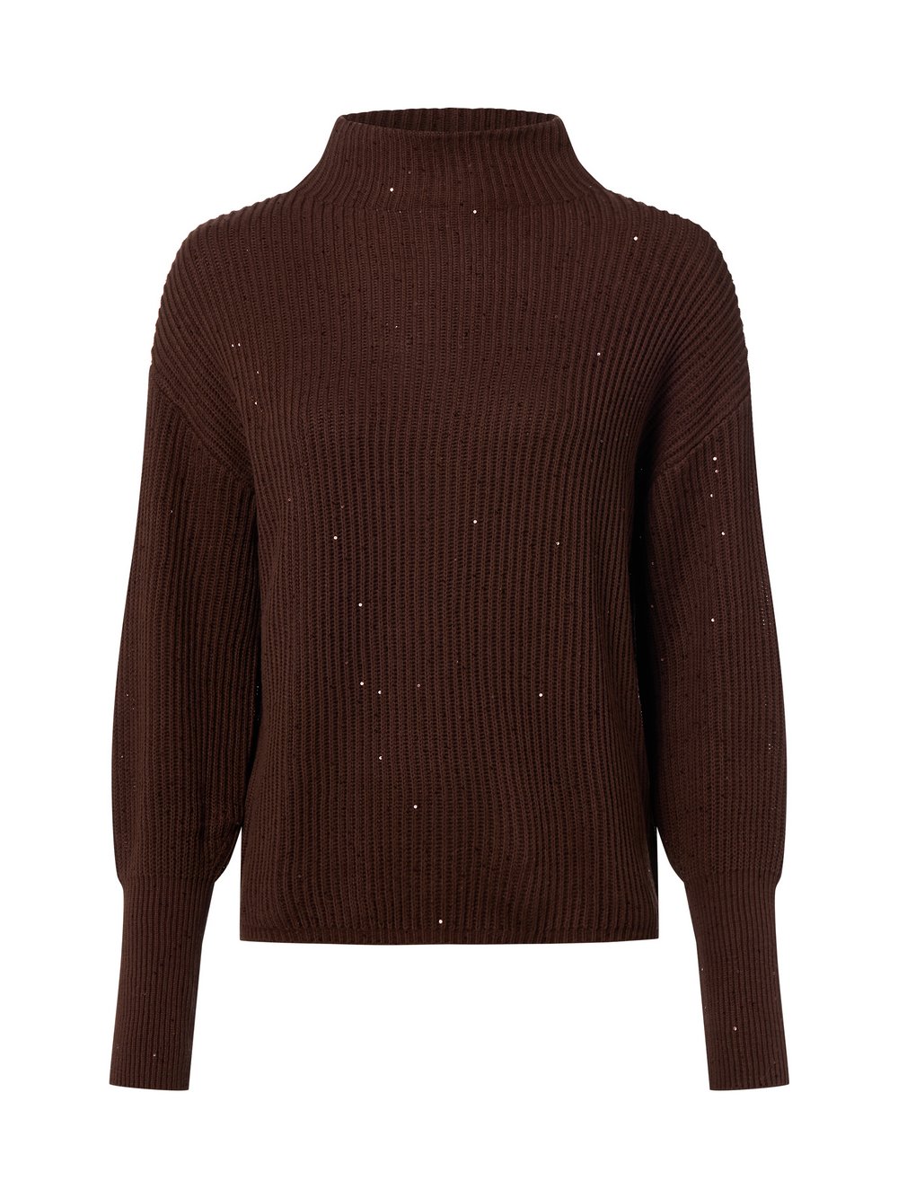 zero Strickpullover Damen Baumwolle braun, 42