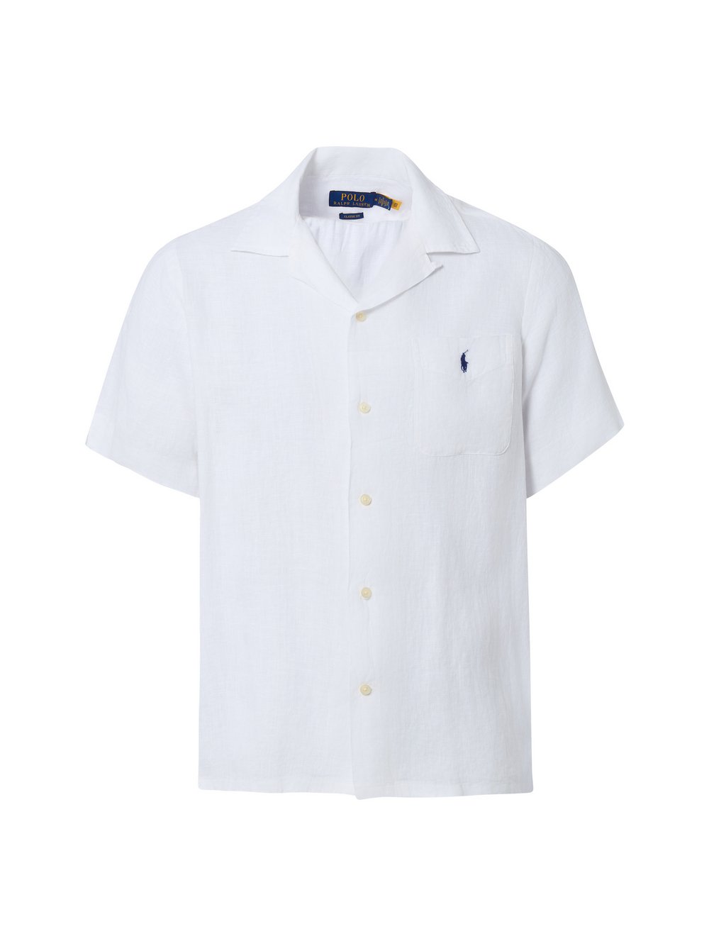Thumbnail - Polo Ralph Lauren Kurzarmhemd aus Leinen Herren Regular Fit Leinen (100%) weiß, XL