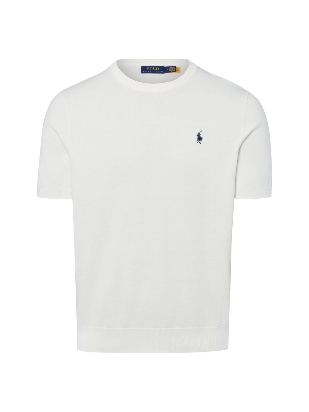 Polo Ralph Lauren Strickshirt Herren Baumwolle (100%) weiß, XL