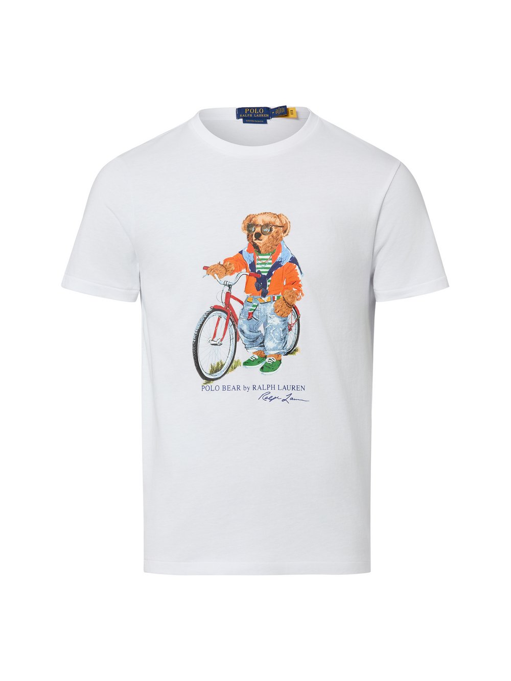 Thumbnail - Polo Ralph Lauren T-Shirt Herren Baumwolle (100%) weiß bedruckt, M