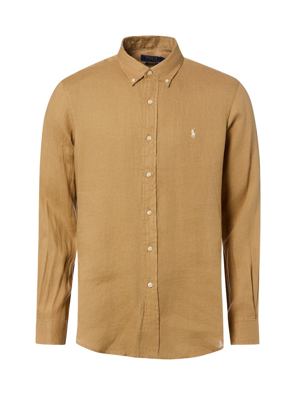 Polo Ralph Lauren Leinenhemd Herren Regular Fit Leinen (100%) braun, S