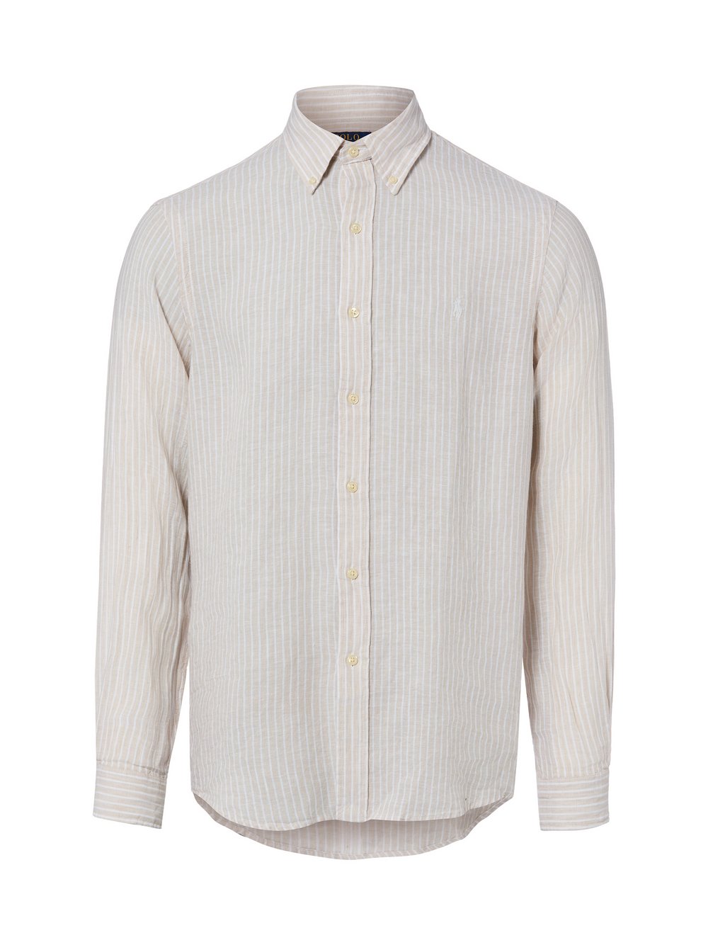 Polo Ralph Lauren Leinenhemd Herren Modern Fit Leinen (100%) beige gestreift, M