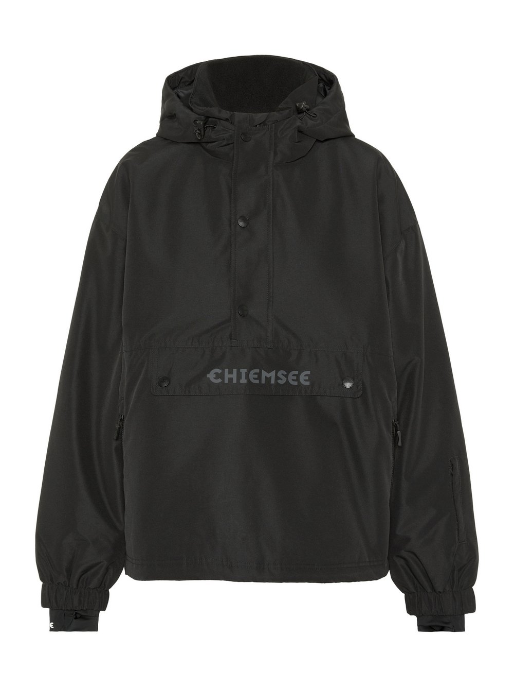 Chiemsee Jacke Damen schwarz bedruckt, XS