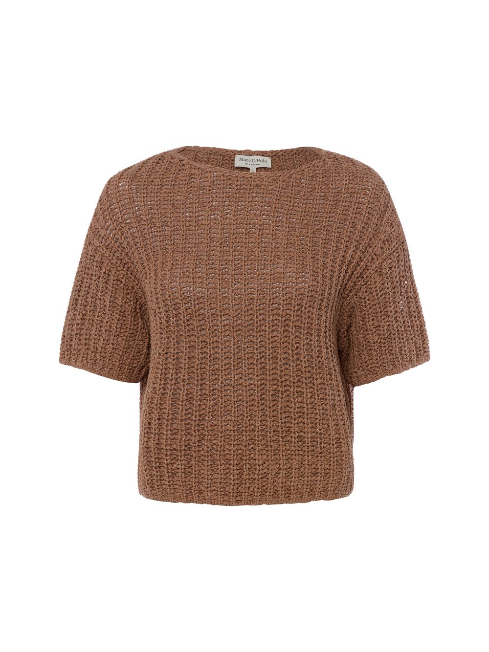 VAN GRAAF Marc O'polo Damen Braun Strickshirt Baumwolle Extra Klein