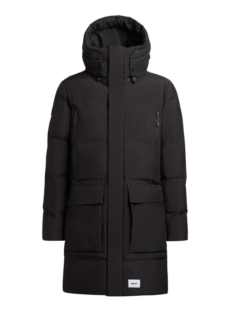 Khujo Wintermantel Herren schwarz, XL