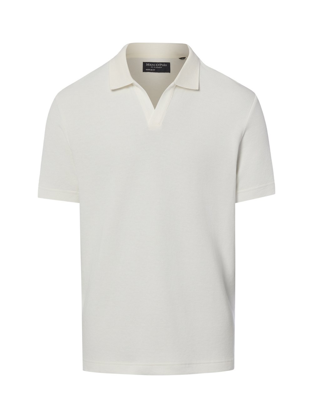 VAN GRAAF Marc O'polo Herren Ecru Poloshirt Baumwolle (100%) Weiß, Mittel