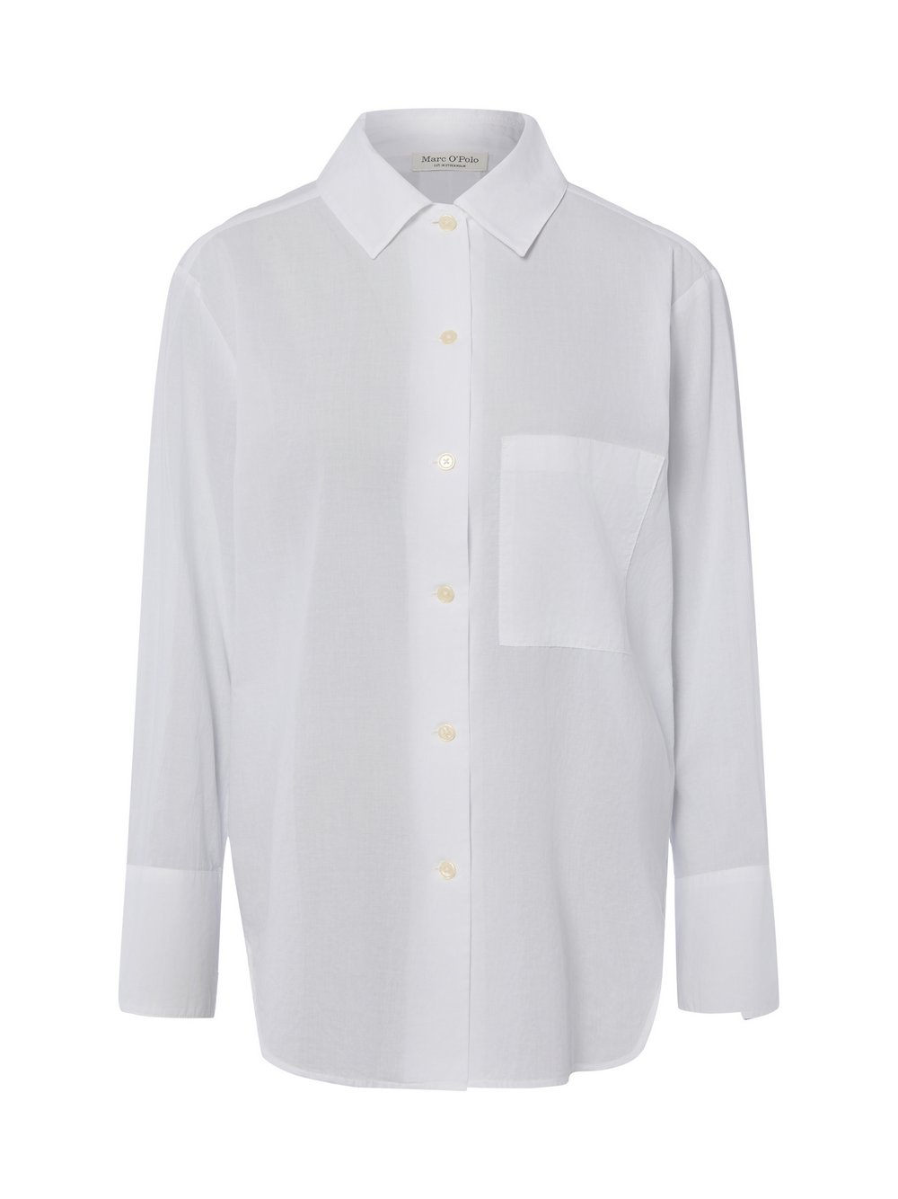 VAN GRAAF Marc O'polo Damen Weiß Bluse Baumwolle (100%) Größe 38