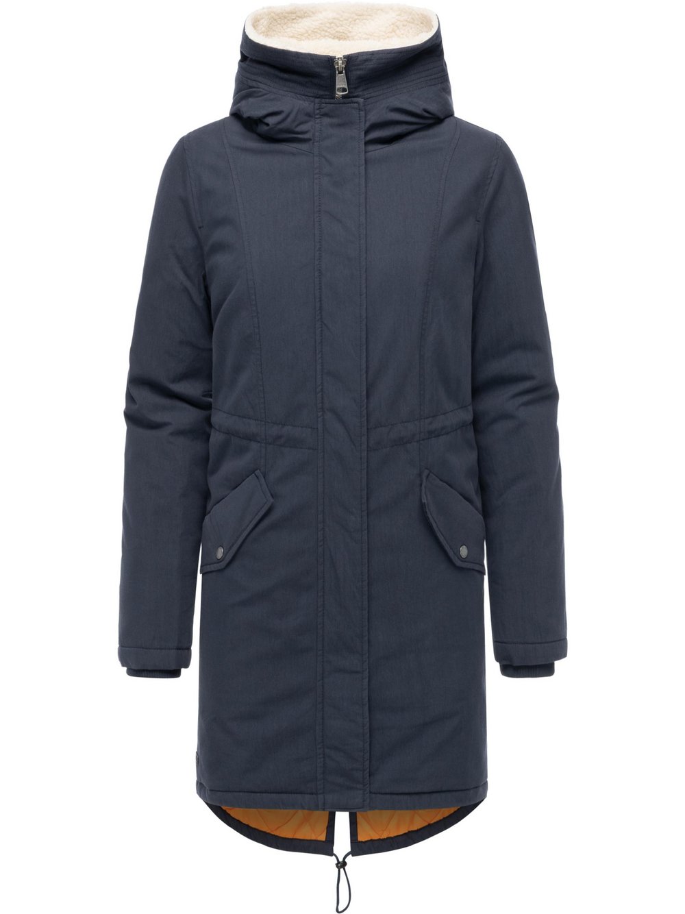 Ragwear Wintermantel Damen Baumwolle blau, 4XL