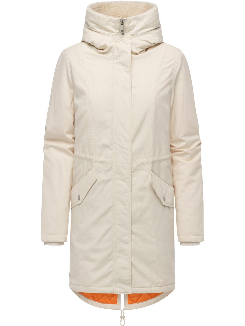 Ragwear Wintermantel Damen Baumwolle beige, XS