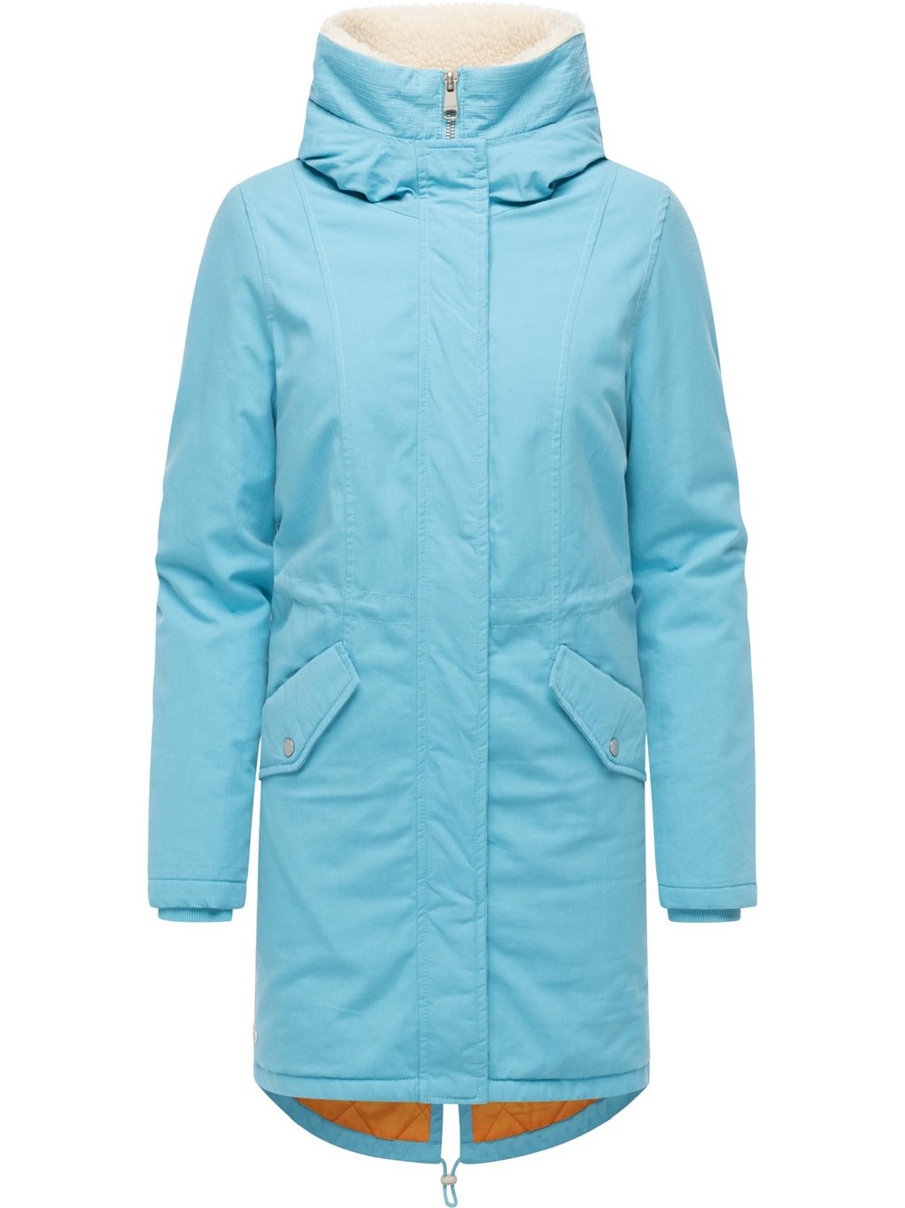 Ragwear Wintermantel Damen Baumwolle blau, S