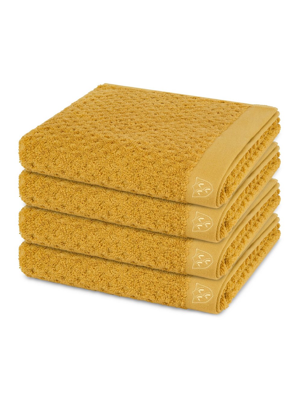 Thumbnail - Ross Handtuchset 4-teilig Damen Baumwolle gelb, ONE SIZE