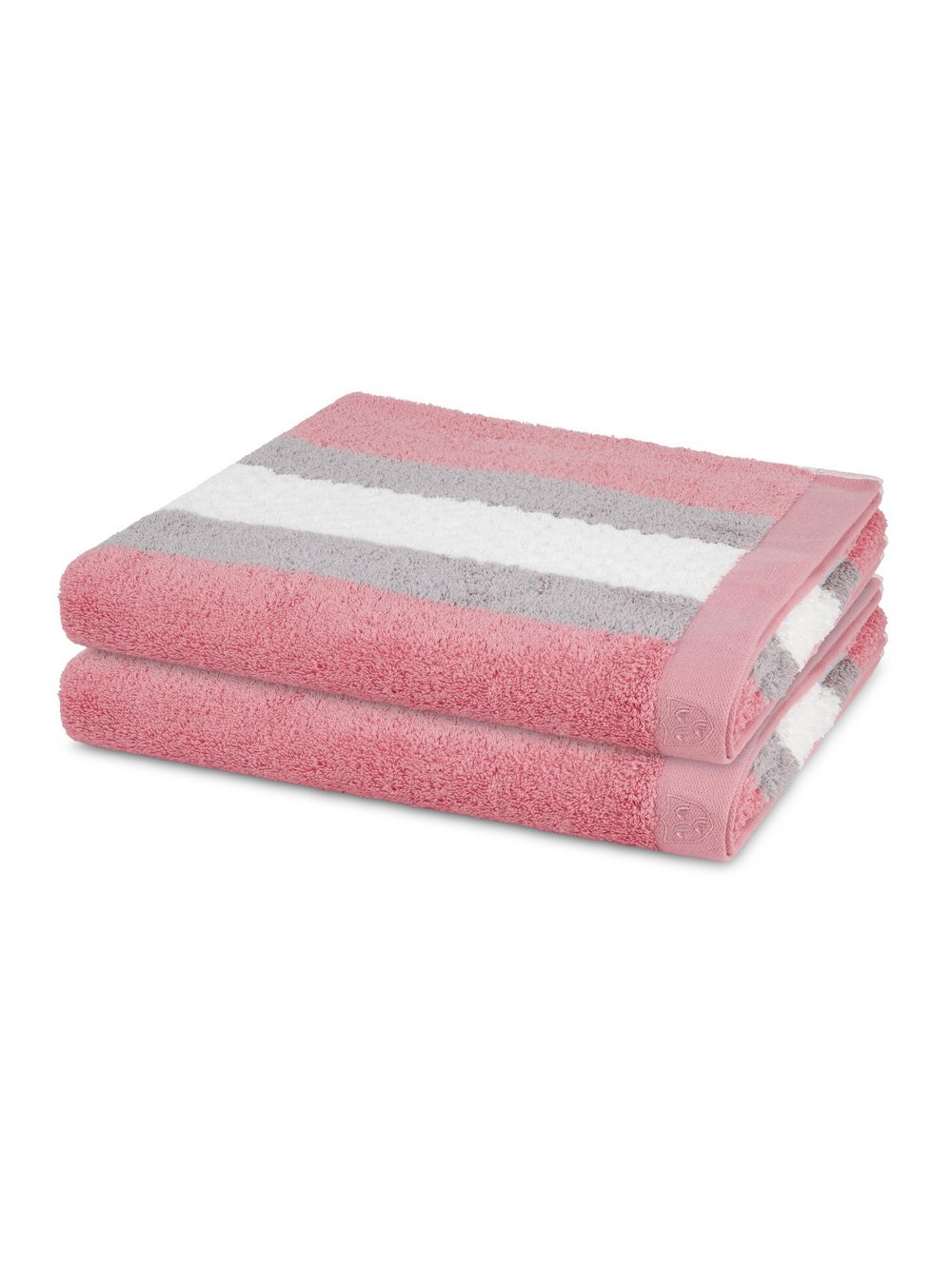Thumbnail - Ross Handtuchset 2-teilig Damen Baumwolle rosa, ONE SIZE