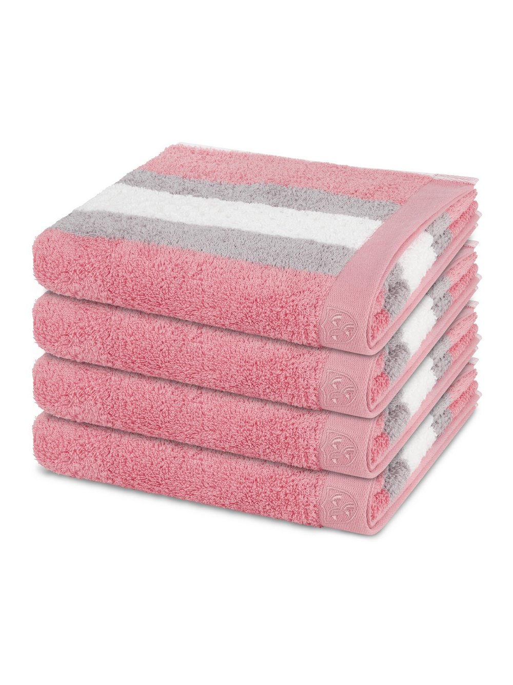Thumbnail - Ross Handtuchset 4-teilig Damen Baumwolle rosa, ONE SIZE
