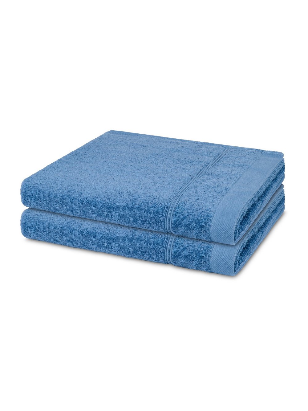 Thumbnail - Ross Handtuchset 2-teilig Damen Baumwolle blau, ONE SIZE