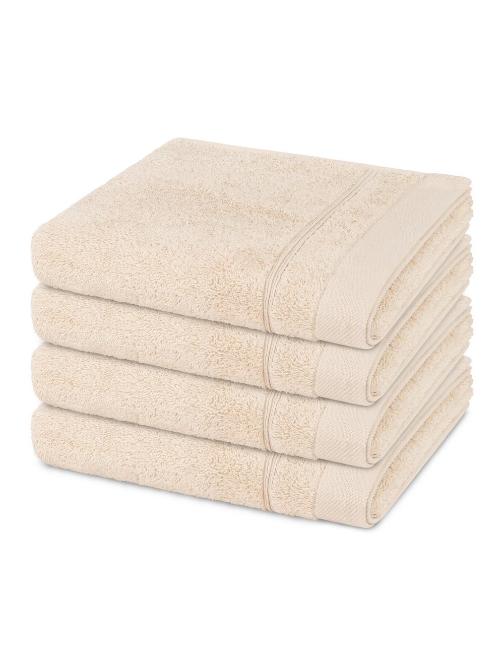 Thumbnail - Ross Handtuchset 4-teilig Damen Baumwolle beige, ONE SIZE