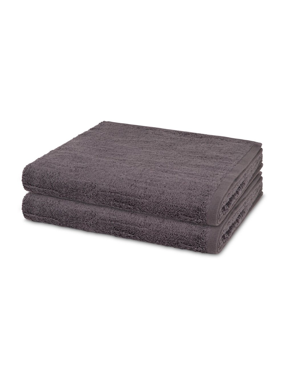 Thumbnail - Ross Handtuchset 2-teilig Damen Baumwolle grau, ONE SIZE